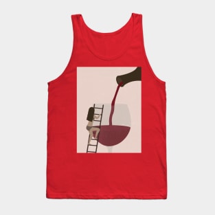 Wine glass Tank Top